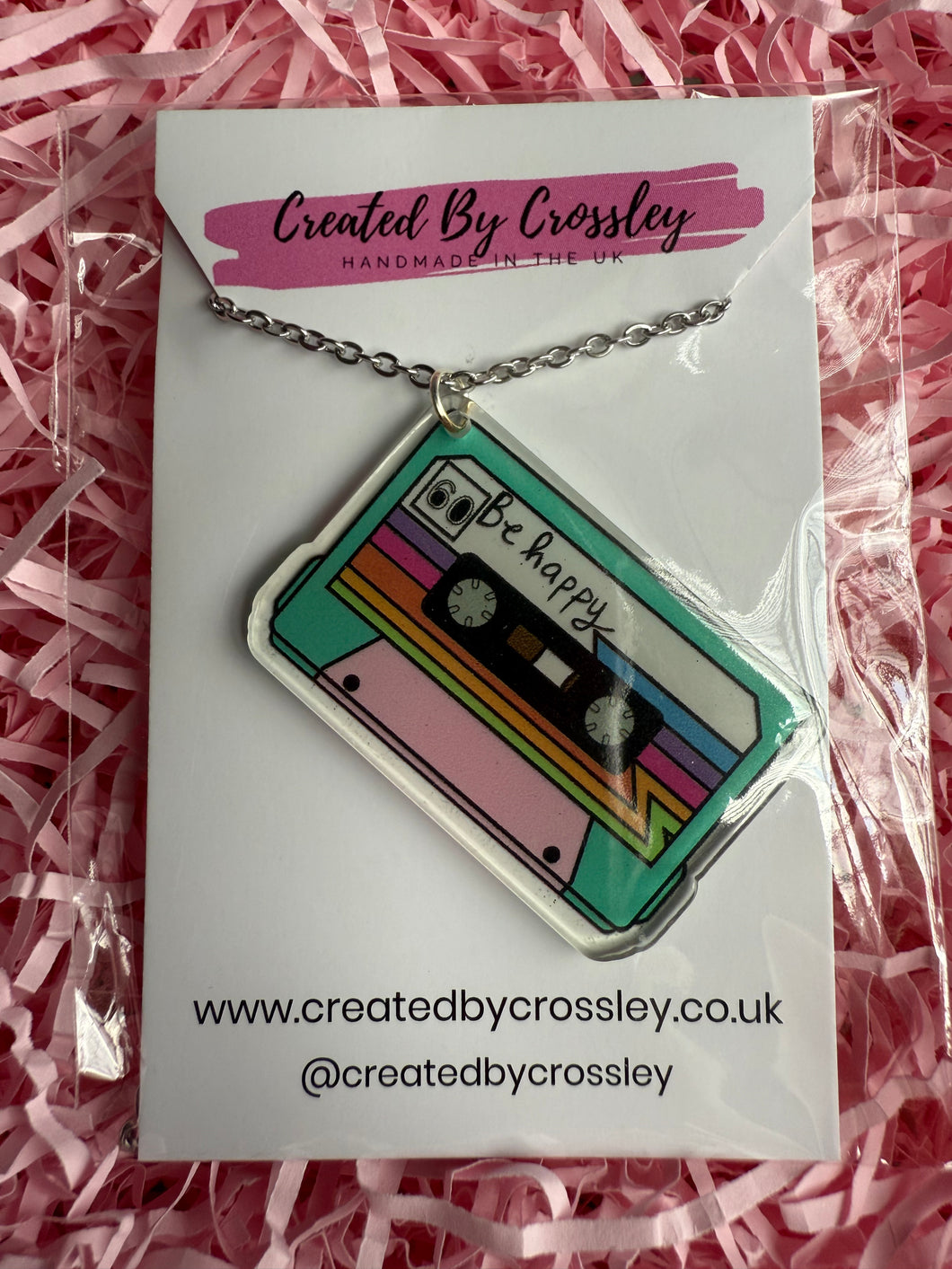 Cassette Charm Necklace