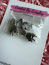 Load image into Gallery viewer, Staffy Dog Clip On Earrings
