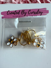 Load image into Gallery viewer, Mini Bee Clip On Earrings
