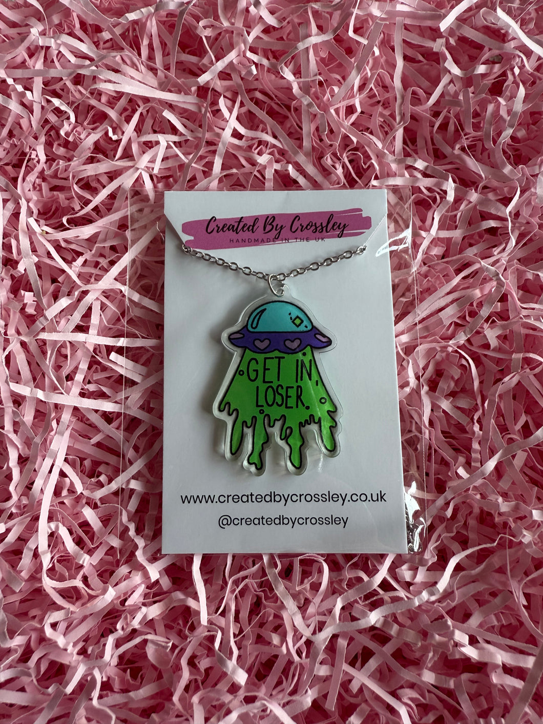 Alien Charm Necklace