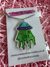 Load image into Gallery viewer, Alien Charm Necklace
