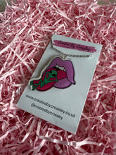 Load image into Gallery viewer, Alien Mouth Charm Necklace
