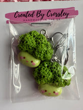 Load image into Gallery viewer, Broccoli Clip On Earrings
