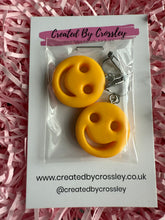 Load image into Gallery viewer, Happy Face Clip On Earrings
