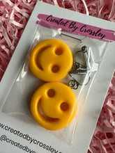 Load image into Gallery viewer, Happy Face Clip On Earrings

