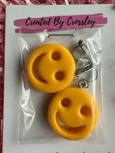 Load image into Gallery viewer, Happy Face Clip On Earrings
