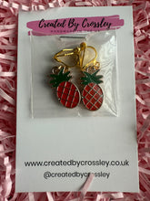 Load image into Gallery viewer, Pineapple Clip On Earrings
