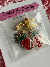 Load image into Gallery viewer, Pineapple Clip On Earrings

