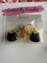 Load image into Gallery viewer, Mini Cat Clip On Earrings
