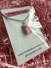Load image into Gallery viewer, Pink Gummy Bear Charm Necklace
