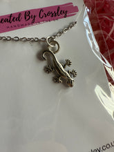 Load image into Gallery viewer, Lizard Charm Necklace
