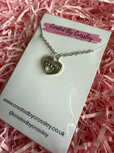 Load image into Gallery viewer, Best Friend Paw Heart Charm Necklace
