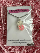 Load image into Gallery viewer, Pink Turtle Charm Necklace
