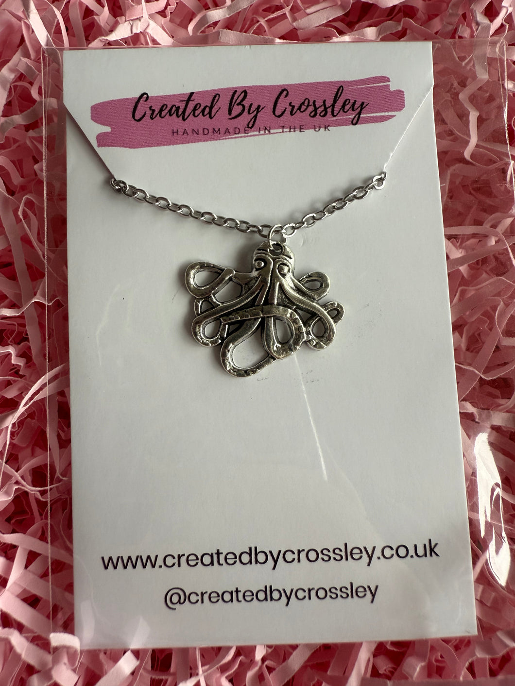 Octopus Charm Necklace
