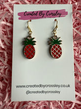Load image into Gallery viewer, Pineapple Charm Earrings
