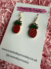 Load image into Gallery viewer, Pineapple Charm Earrings
