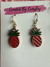 Load image into Gallery viewer, Pineapple Charm Earrings

