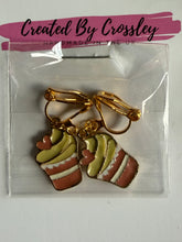 Load image into Gallery viewer, Cupcake Clip On Earrings
