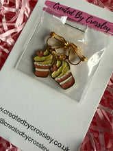 Load image into Gallery viewer, Cupcake Clip On Earrings

