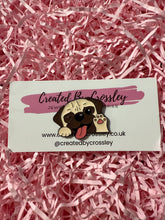 Load image into Gallery viewer, Pug Dog Pin Badge
