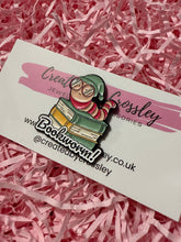 Load image into Gallery viewer, Bookworm Pin Badge
