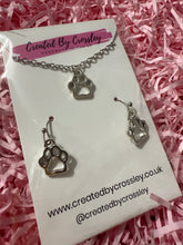Load image into Gallery viewer, Paw Print Jewellery Set

