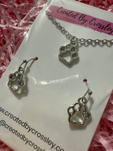 Load image into Gallery viewer, Paw Print Jewellery Set
