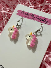 Load image into Gallery viewer, Unicorn Charm Earrings
