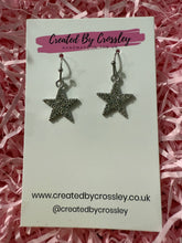 Load image into Gallery viewer, Gem Star Charm Earrings

