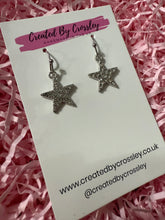Load image into Gallery viewer, Gem Star Charm Earrings
