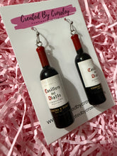 Load image into Gallery viewer, Wine Bottle Charm Earrings
