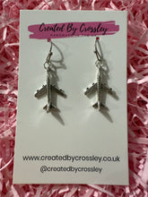 Load image into Gallery viewer, Airplane Charm Earrings
