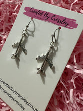 Load image into Gallery viewer, Airplane Charm Earrings
