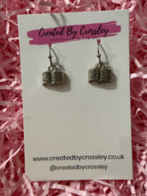 Load image into Gallery viewer, Book Charm Earrings
