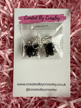 Load image into Gallery viewer, Black Cat Clip On Earrings
