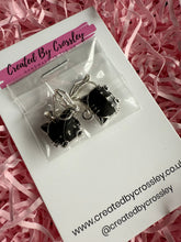 Load image into Gallery viewer, Black Cat Clip On Earrings
