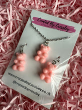 Load image into Gallery viewer, Pink Gummy Bear Jewellery Set
