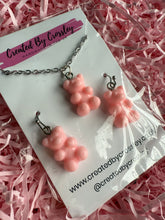 Load image into Gallery viewer, Pink Gummy Bear Jewellery Set
