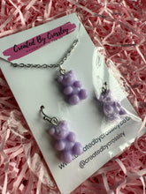 Load image into Gallery viewer, Purple Gummy Bear Jewellery Set
