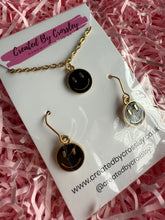 Load image into Gallery viewer, Black Happy Face Jewellery Set
