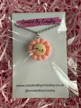 Load image into Gallery viewer, Pink Flower Charm Necklace
