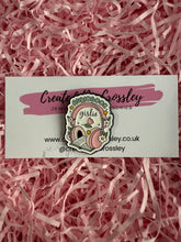 Load image into Gallery viewer, Audiobook Girlie Pin Badge
