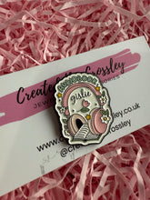 Load image into Gallery viewer, Audiobook Girlie Pin Badge
