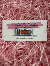 Load image into Gallery viewer, “Art Powered” Battery Pin Badge
