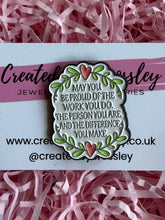 Load image into Gallery viewer, Proud Quote Pin Badge
