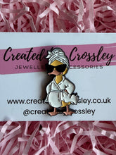 Load image into Gallery viewer, Spa Duck Pin Badge

