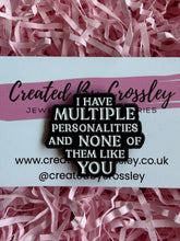 Load image into Gallery viewer, Funny Quote Pin Badge
