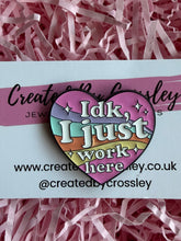 Load image into Gallery viewer, Funny Heart Pin Badge
