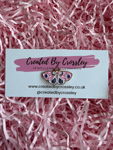 Load image into Gallery viewer, Pink Moth Butterfly Pin Badge
