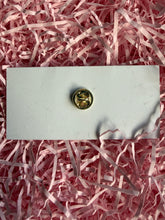 Load image into Gallery viewer, Blue Space Cow Pin Badge

